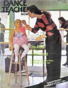 Christine Dion cover of Dance Teacher Magazine